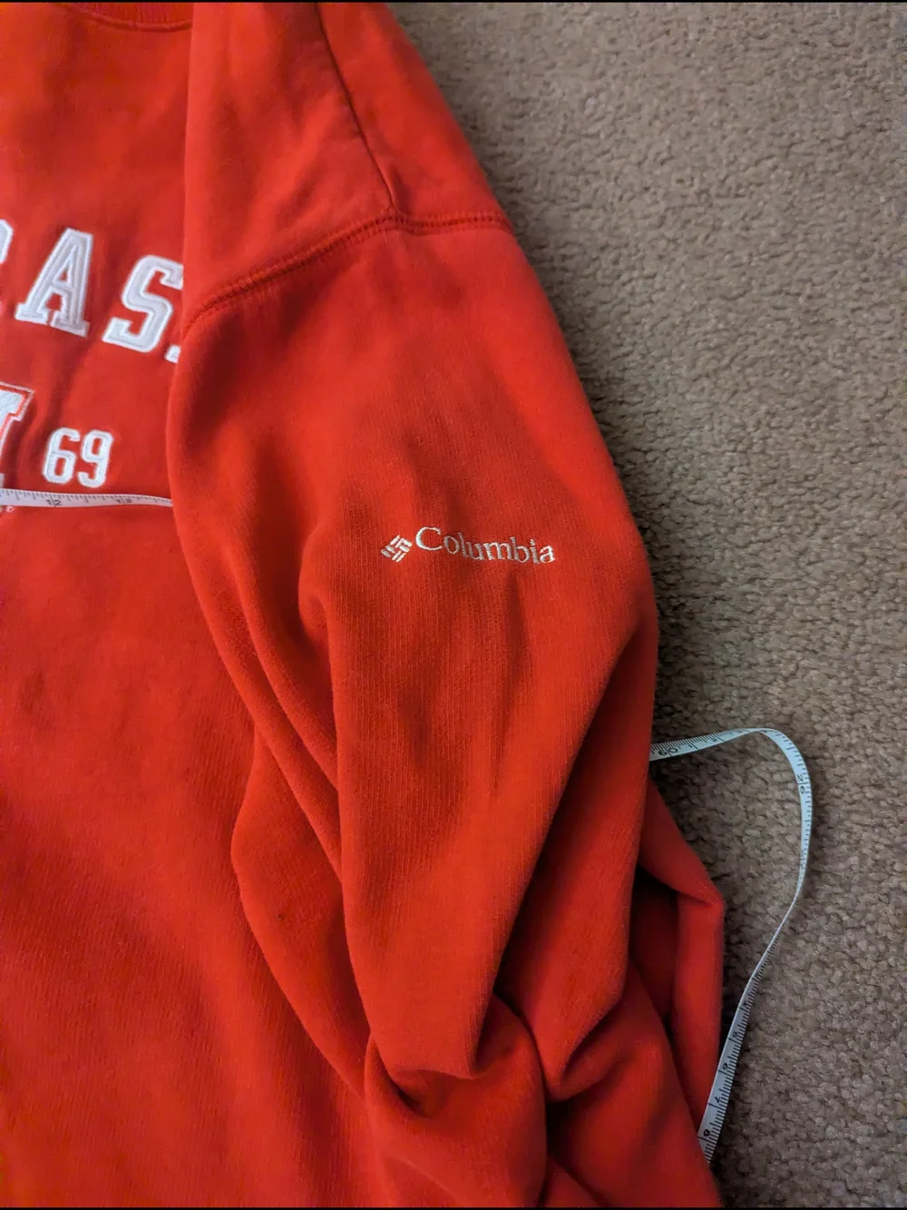 Nebraska Red Pullover Crewneck Sweatshirt